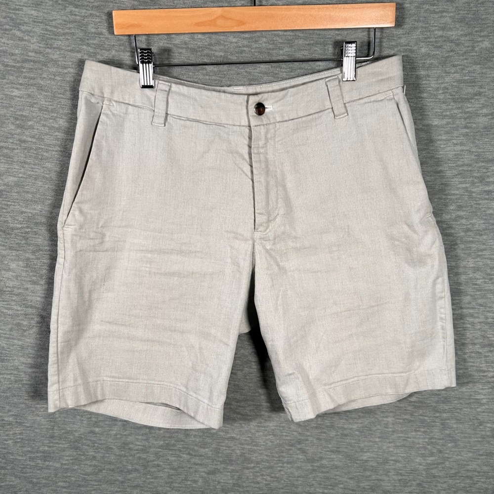 Lululemon Commission Short Mens 32 Grey Performance Chino 8 Inch Athletic Golf